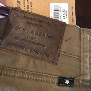 Lucky Brand Army Green Jeans 38x32 NWT